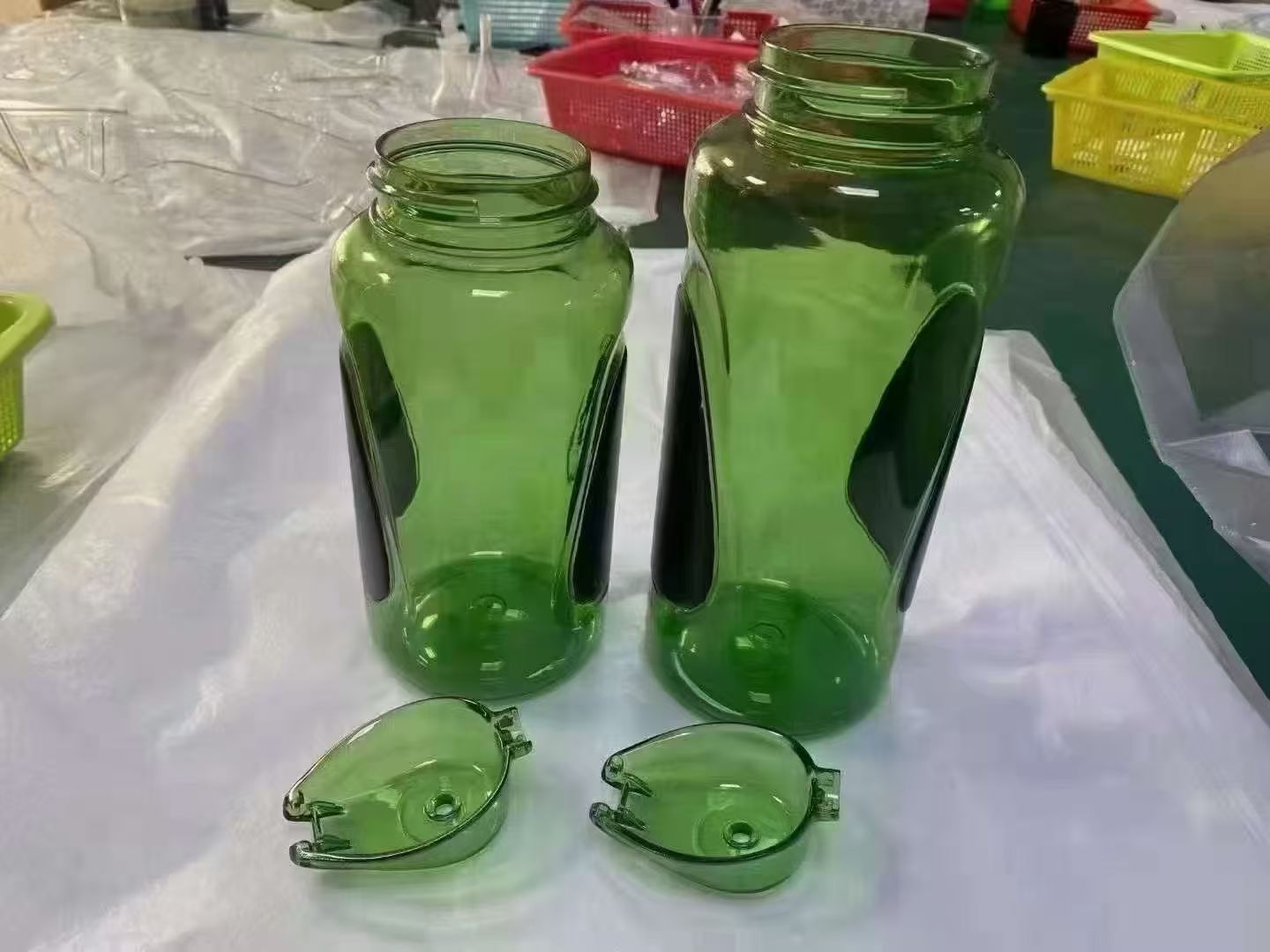 綠色透明外觀件－產品原型